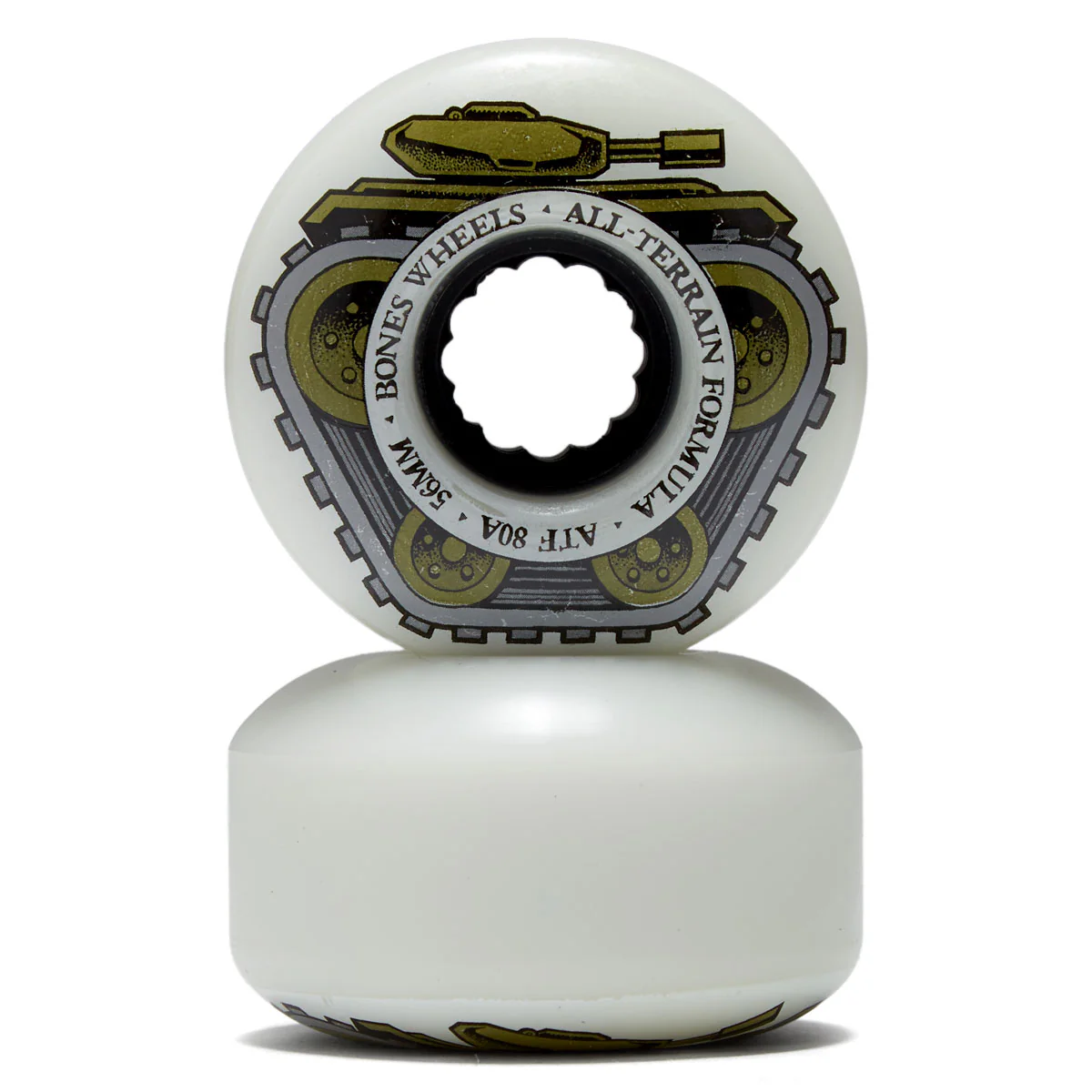 Bones ATF All Tank 80a Skateboard Wheels - 56mm - Image 2