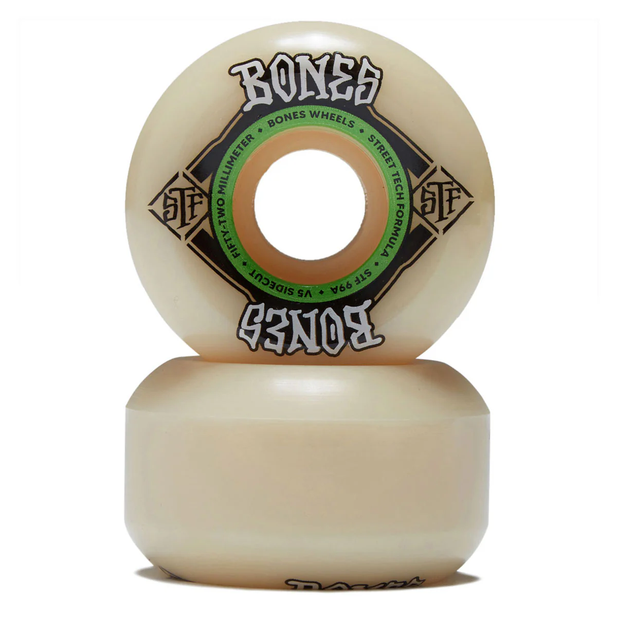 Bones STF Sidecuts 99a V5 Sidecut Skateboard Wheels - 52mm - Image 2