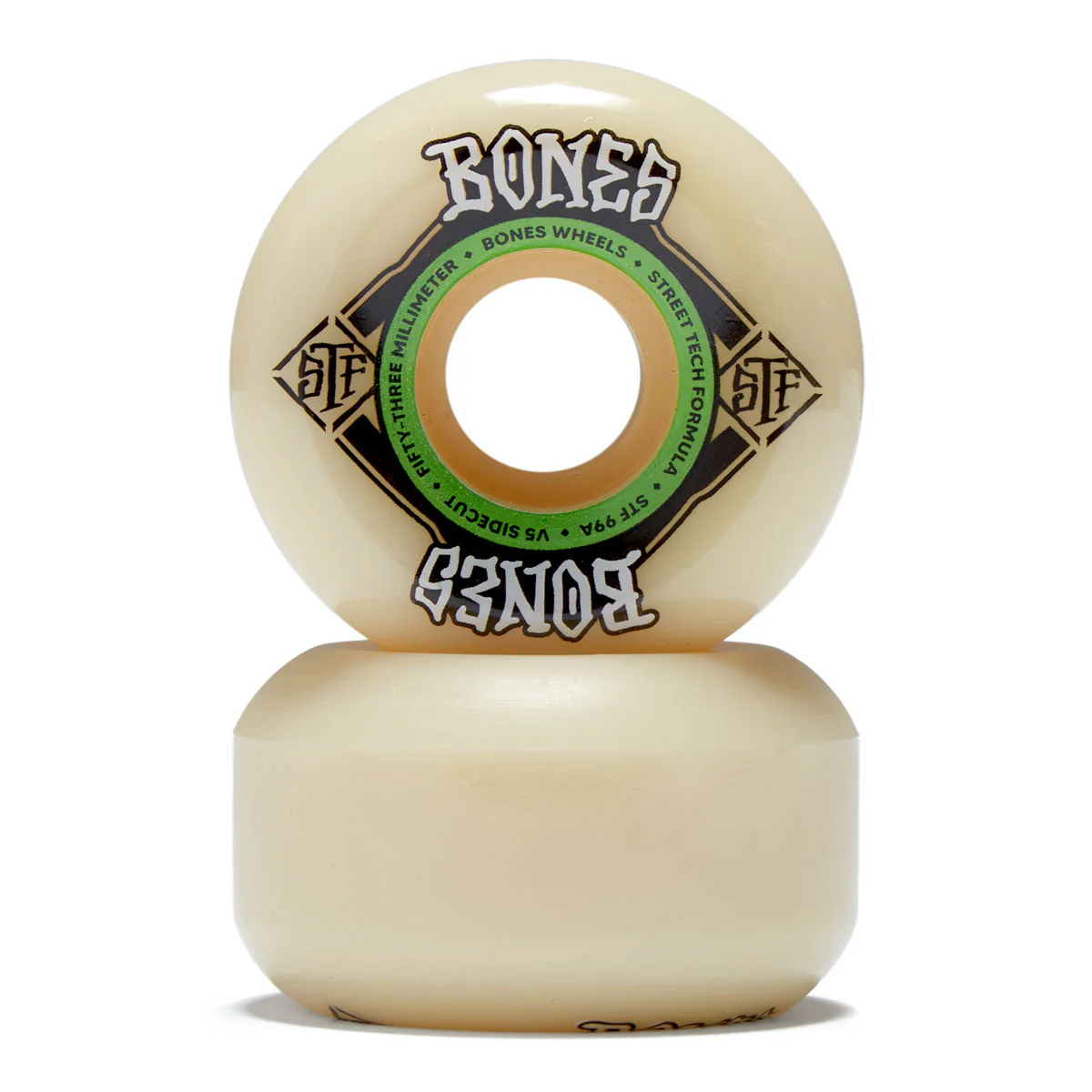 Bones STF Sidecuts 99a V5 Sidecut Skateboard Wheels - 53mm - Image 2