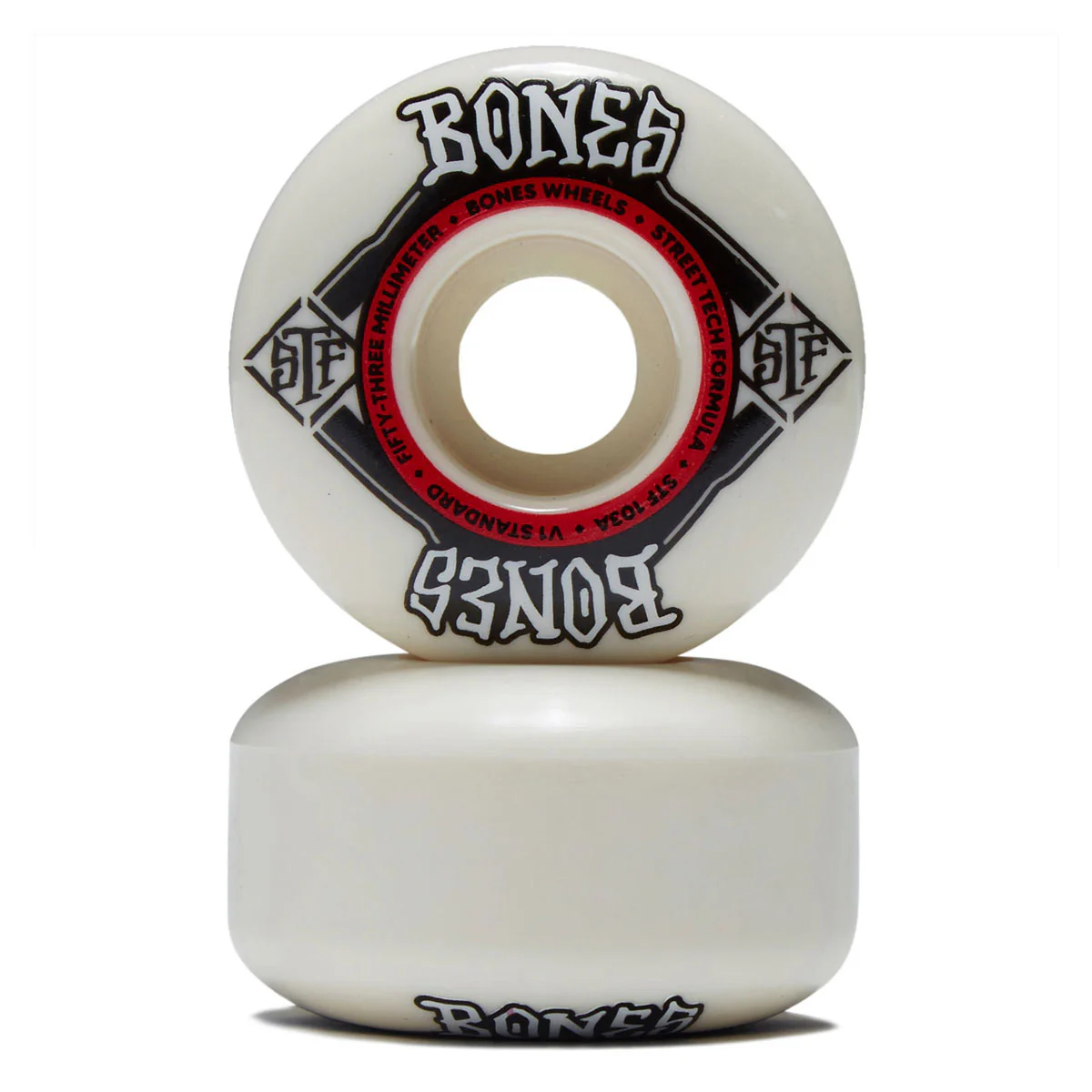 Bones STF Standards 103a V1 Skateboard Wheels - 53mm - Image 2