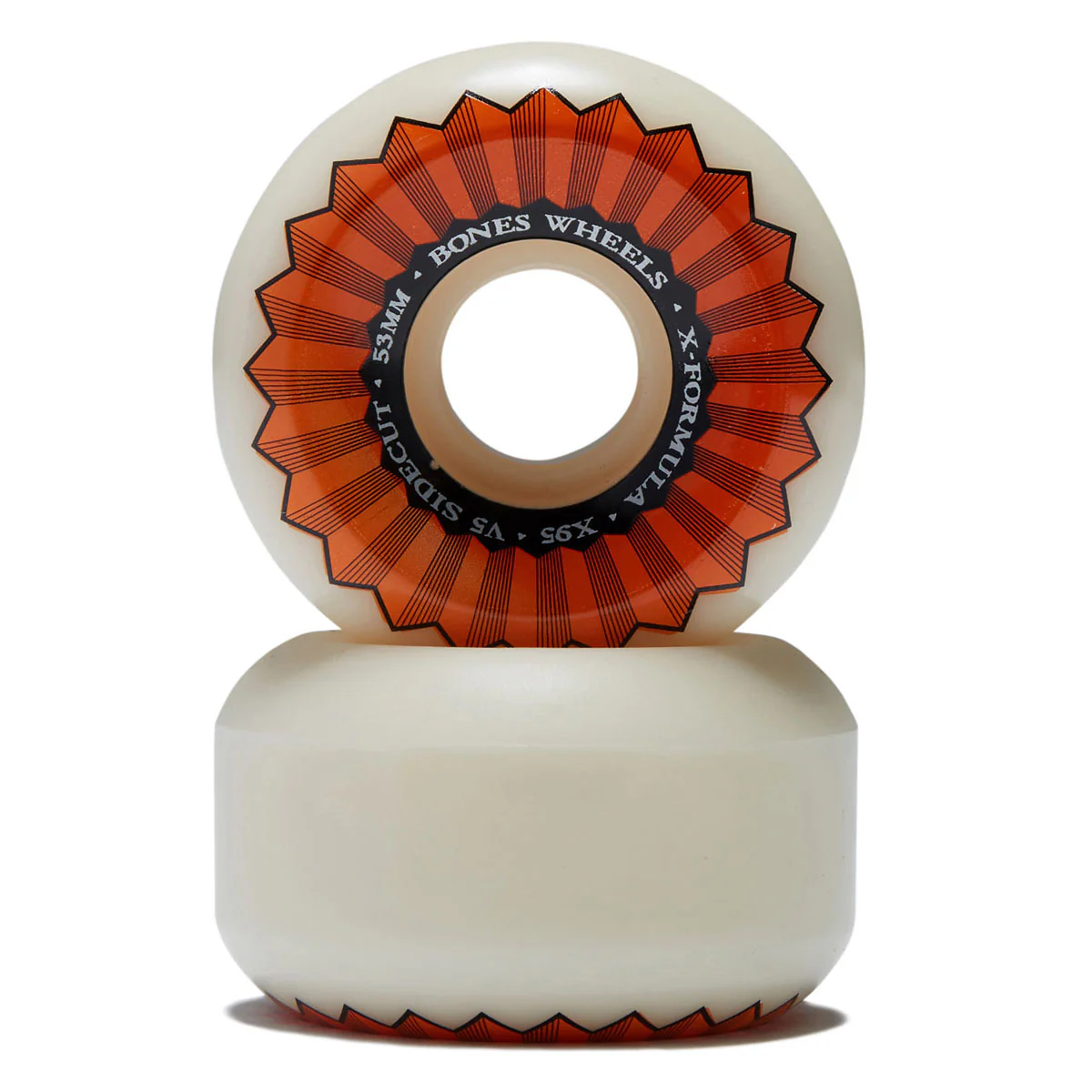 Bones X Formula Sidecuts 95a V5 Sidecut Skateboard Wheels - 53mm - Image 2