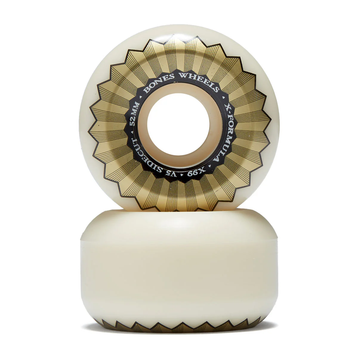 Bones X Formula Sidecuts 99a V5 Sidecut Skateboard Wheels - 52mm - Image 2