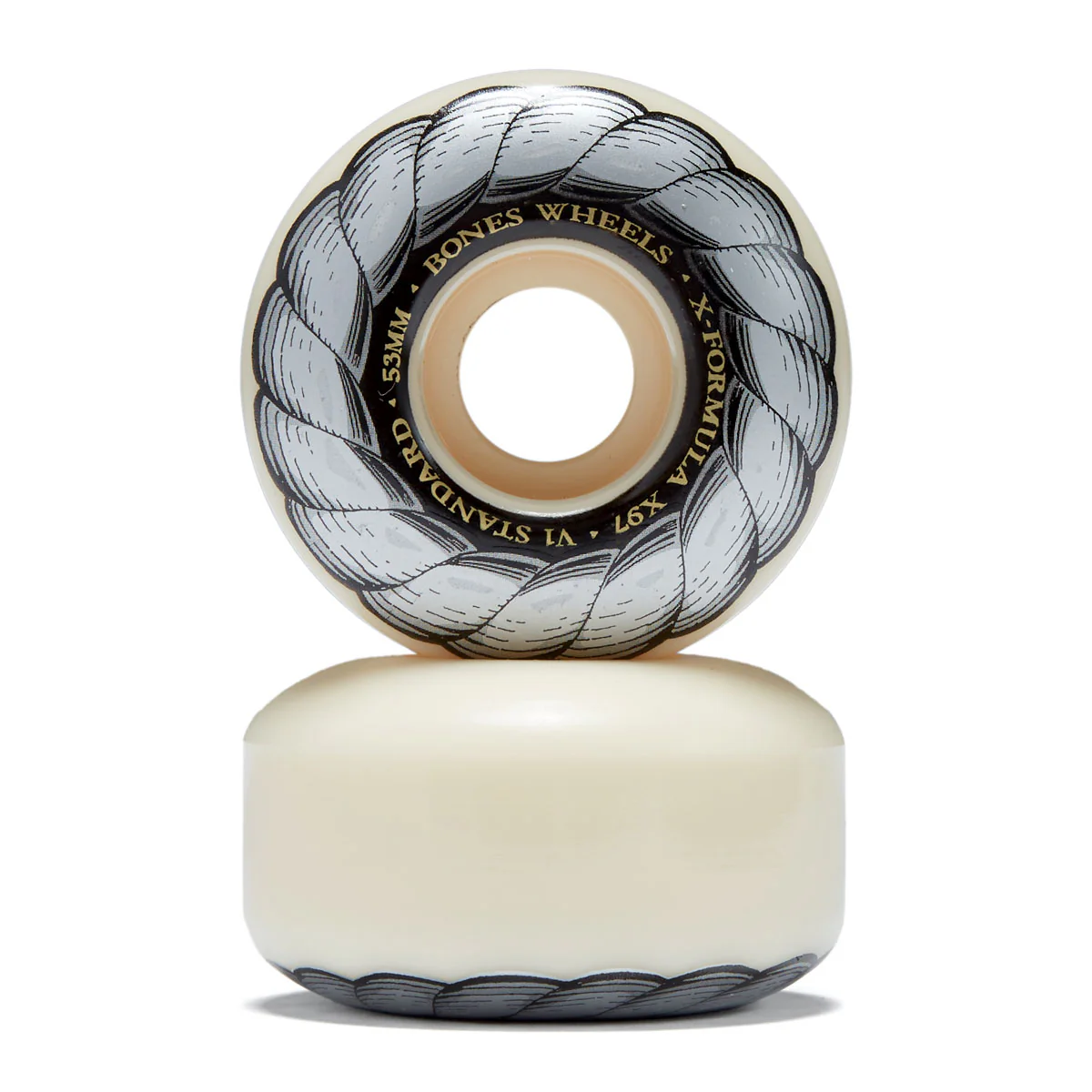 Bones X Formula Standards 97a V1 Skateboard Wheels - 53mm - Image 2