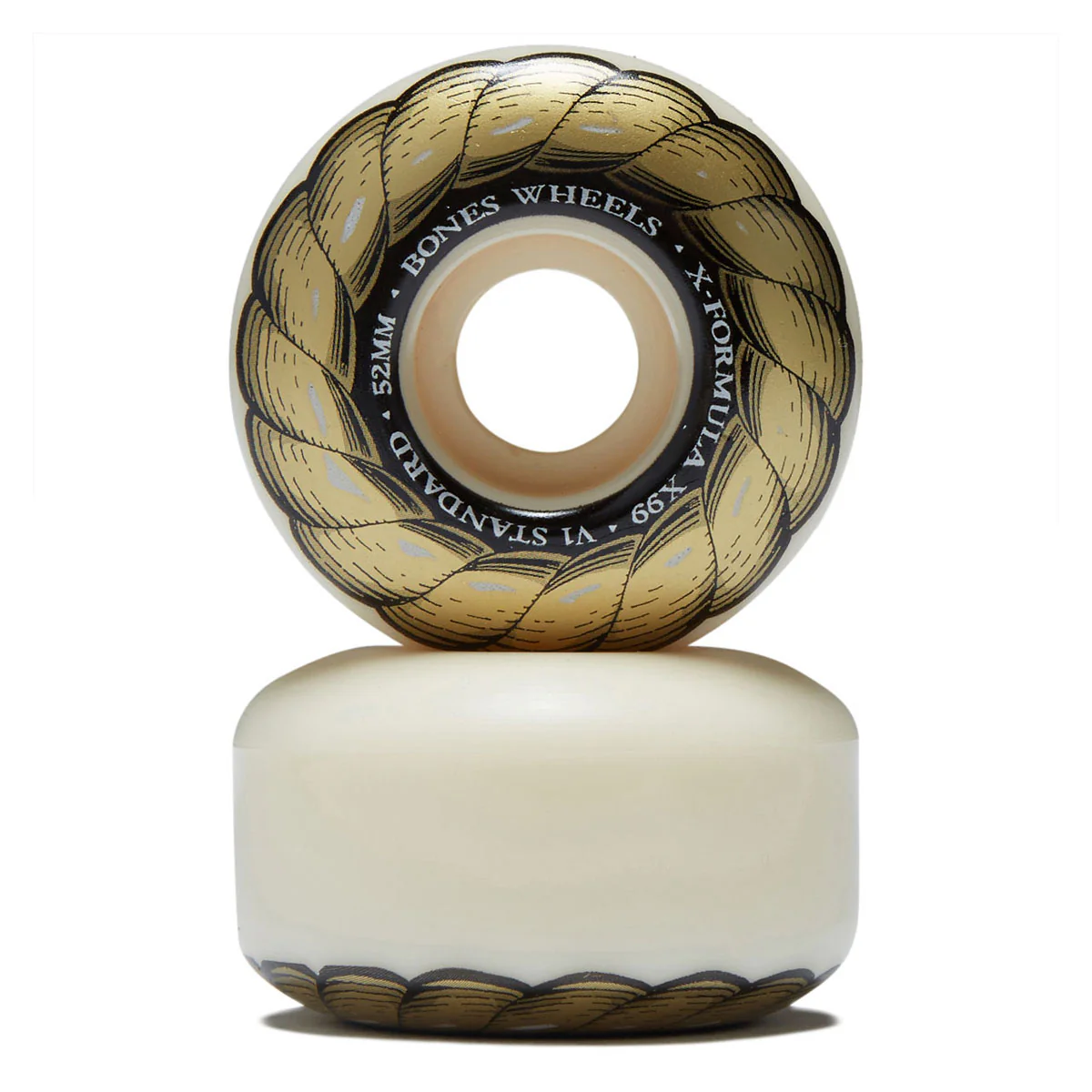 Bones X Formula Standards 99a V1 Skateboard Wheels - 52mm - Image 2