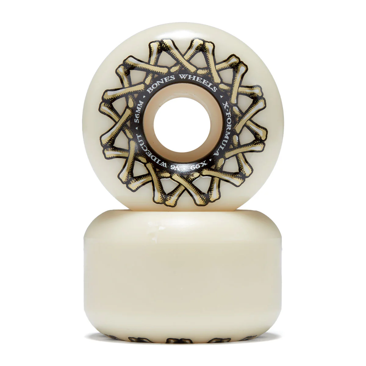 Bones X Formula Widecuts 99a V6 Wide-Cut Skateboard Wheels - 56mm - Image 2