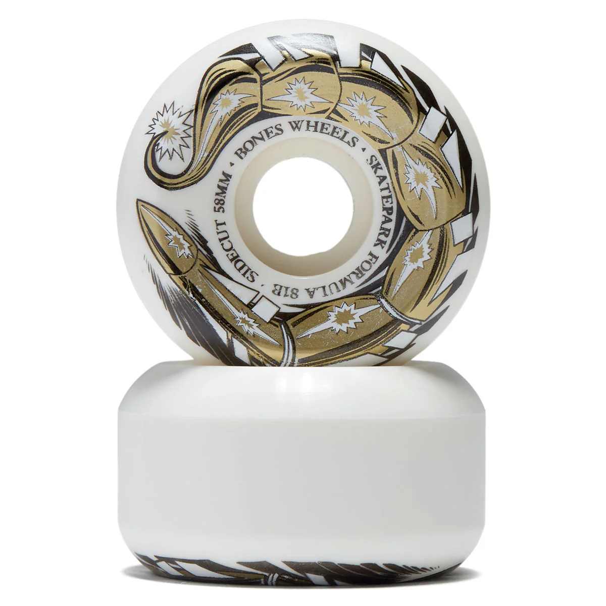 Bones SPF Scorpeedo 101a Sidecut Skateboard Wheels - 58mm - Image 2