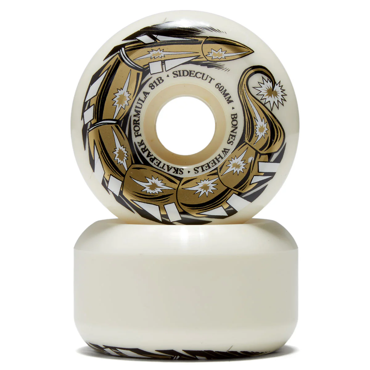 Bones SPF Scorpeedo 101a Sidecut Skateboard Wheels - 60mm - Image 2