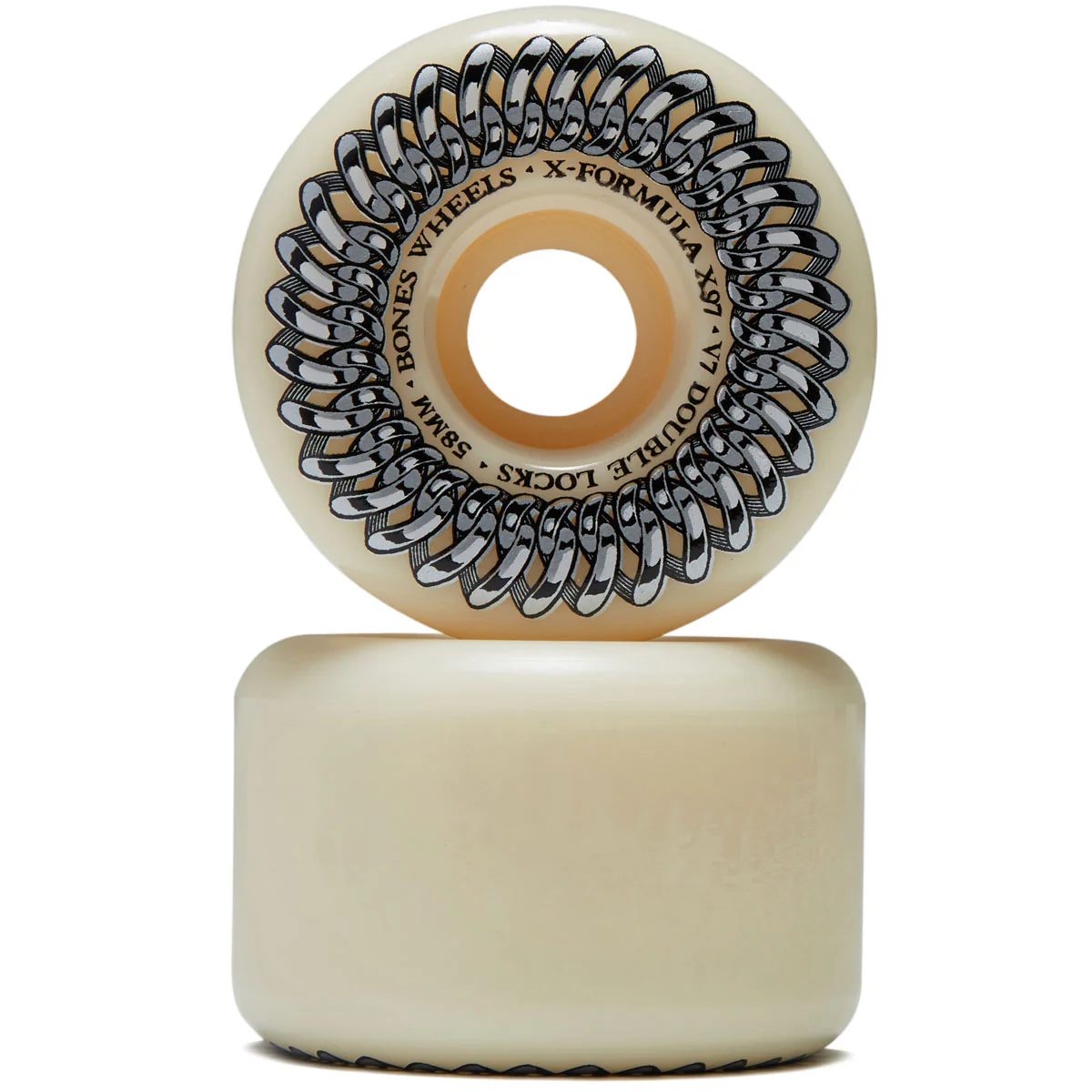 Bones X Formula Double Lock 97a V7 Skateboard Wheels - 58mm - Image 2