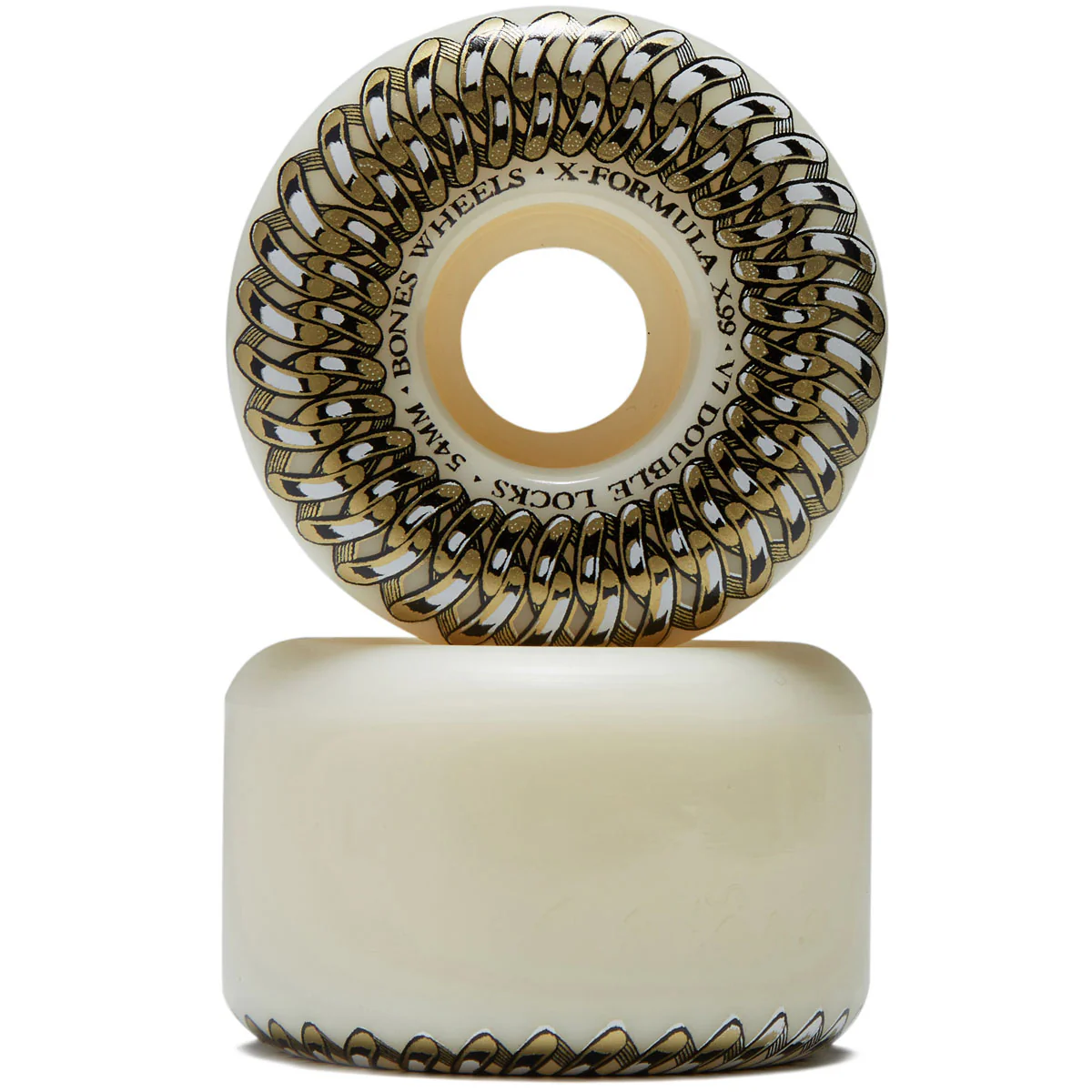 Bones X Formula Double Lock 99a V7 Skateboard Wheels - 54mm - Image 2