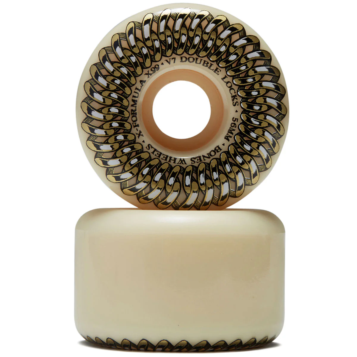 Bones X Formula Double Lock 99a V7 Skateboard Wheels - 56mm - Image 2