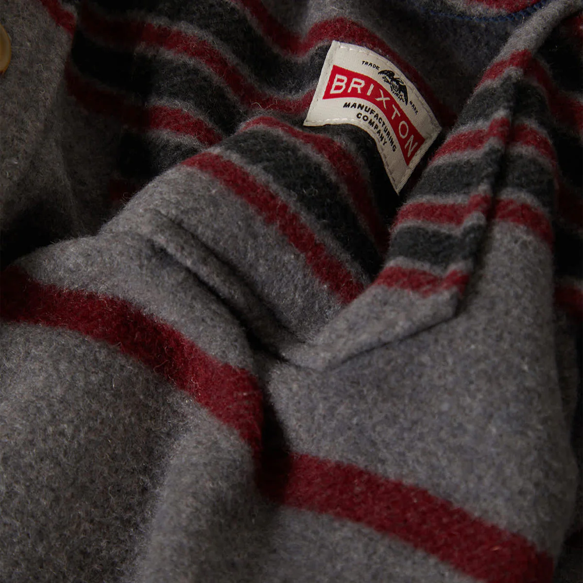 Brixton Altered Threads Long Sleeve Over Shirt - Multi Blanket Stripe - Image 5