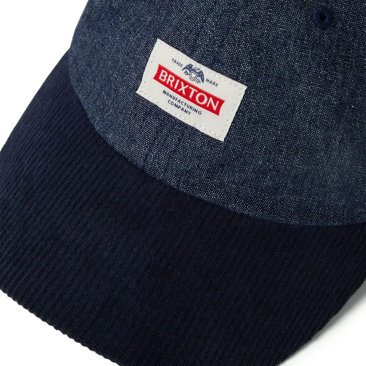 Brixton Altered Threads Mp Adj Hat - Medium Wash Denim - Image 3