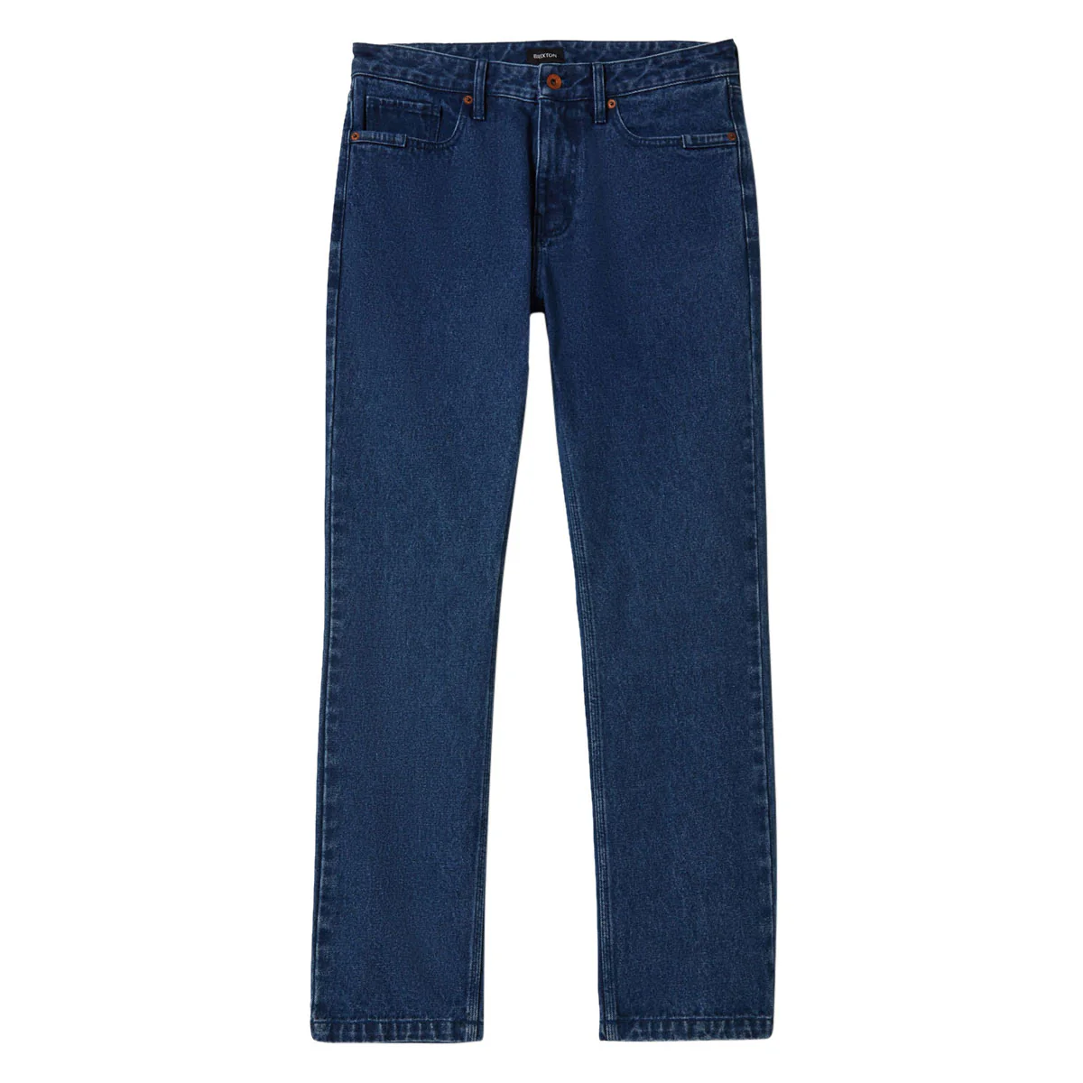 Brixton Builders 5 Pocket Jeans - Medium Wash Denim - Image 4