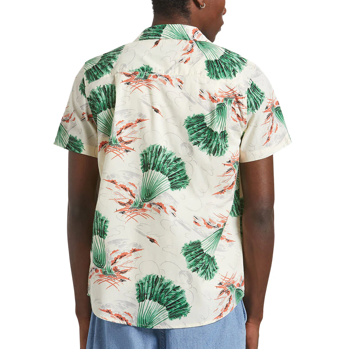 Brixton Charter Print Shirt - Vintage Palm Print - Image 2