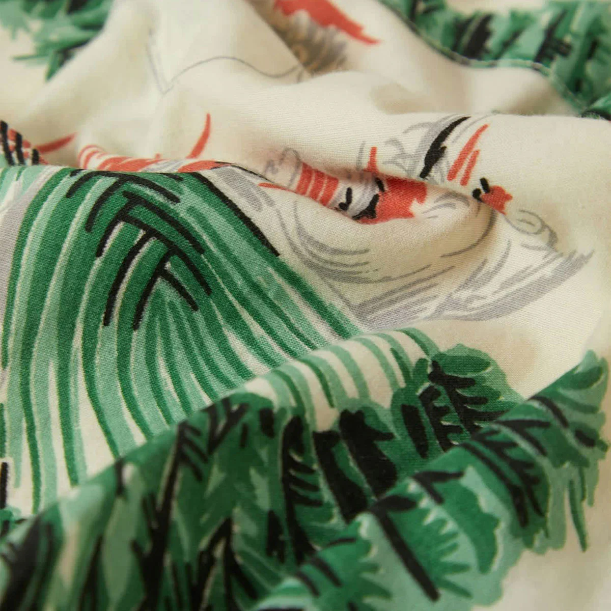 Brixton Charter Print Shirt - Vintage Palm Print - Image 6