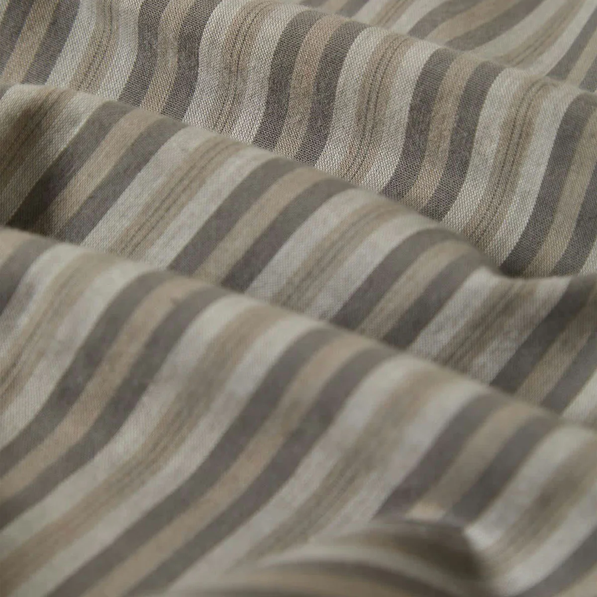 Brixton Charter Stripe Shirt - Charcoal Grey - Image 5