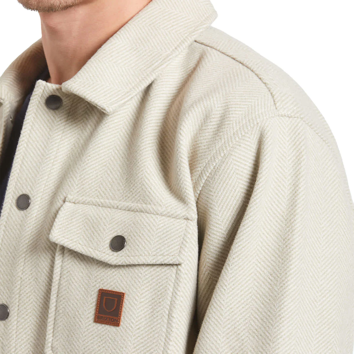Brixton Durham Brushed Jacket - Brushed Elm - Image 3