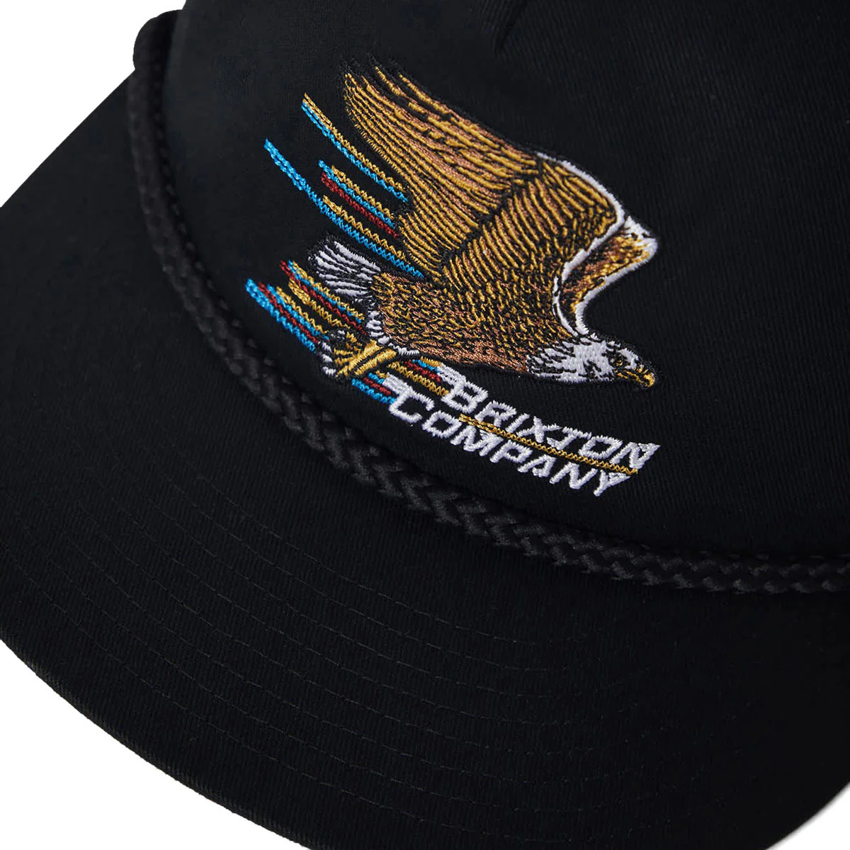Brixton Free HP Snapback Hat - Black - Image 3