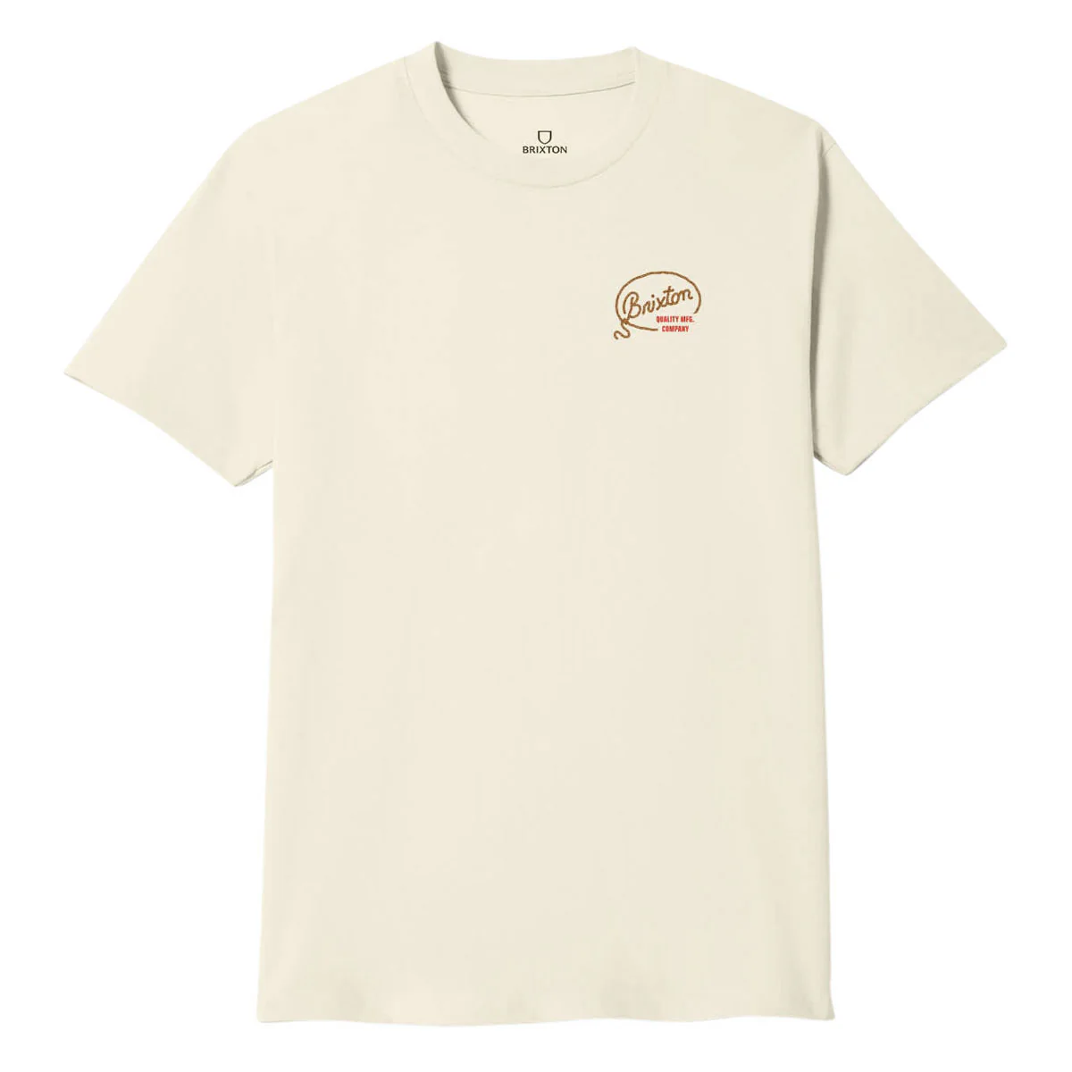 Brixton Gallatin T-Shirt - Cream - Image 2