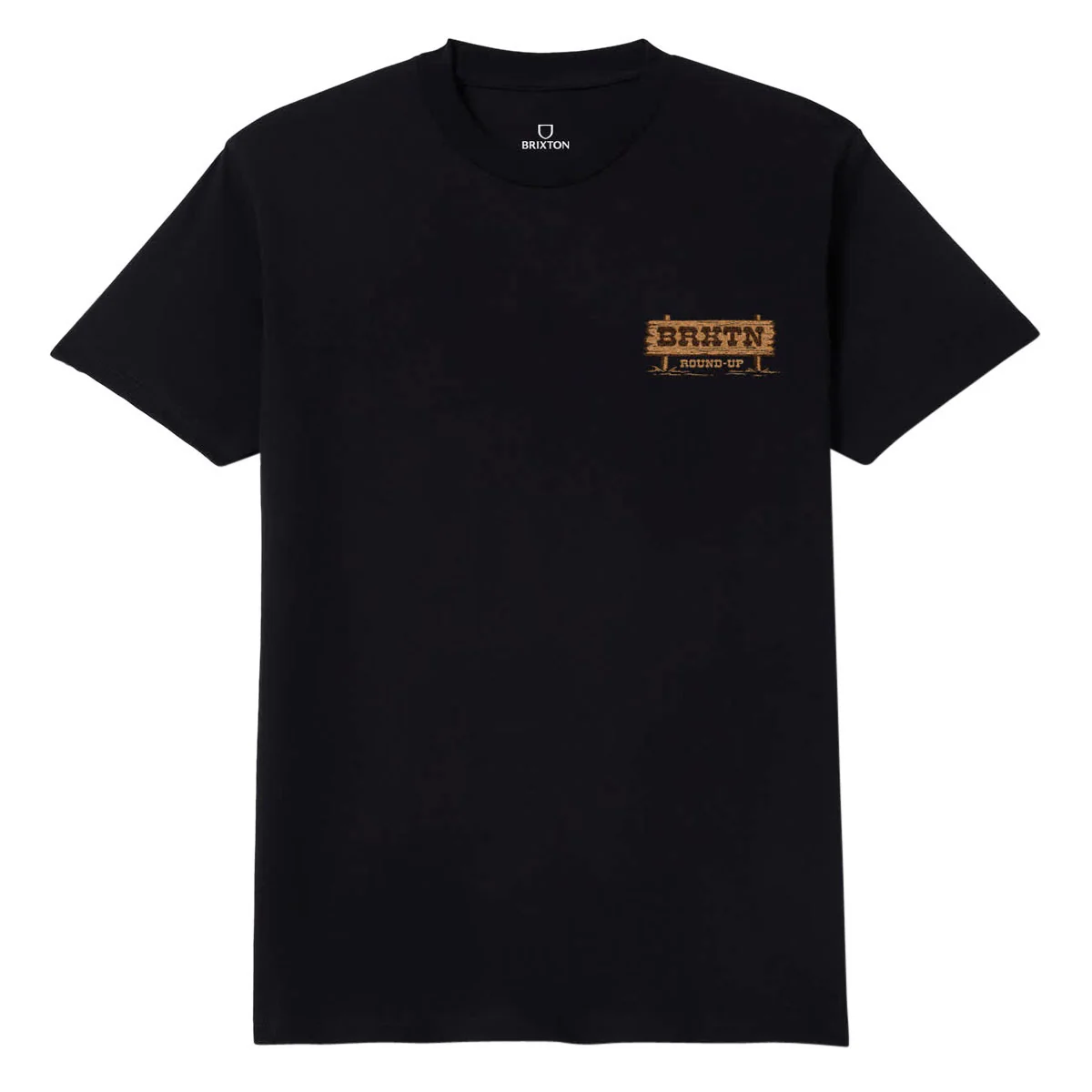 Brixton Hutchins T-Shirt - Black - Image 2
