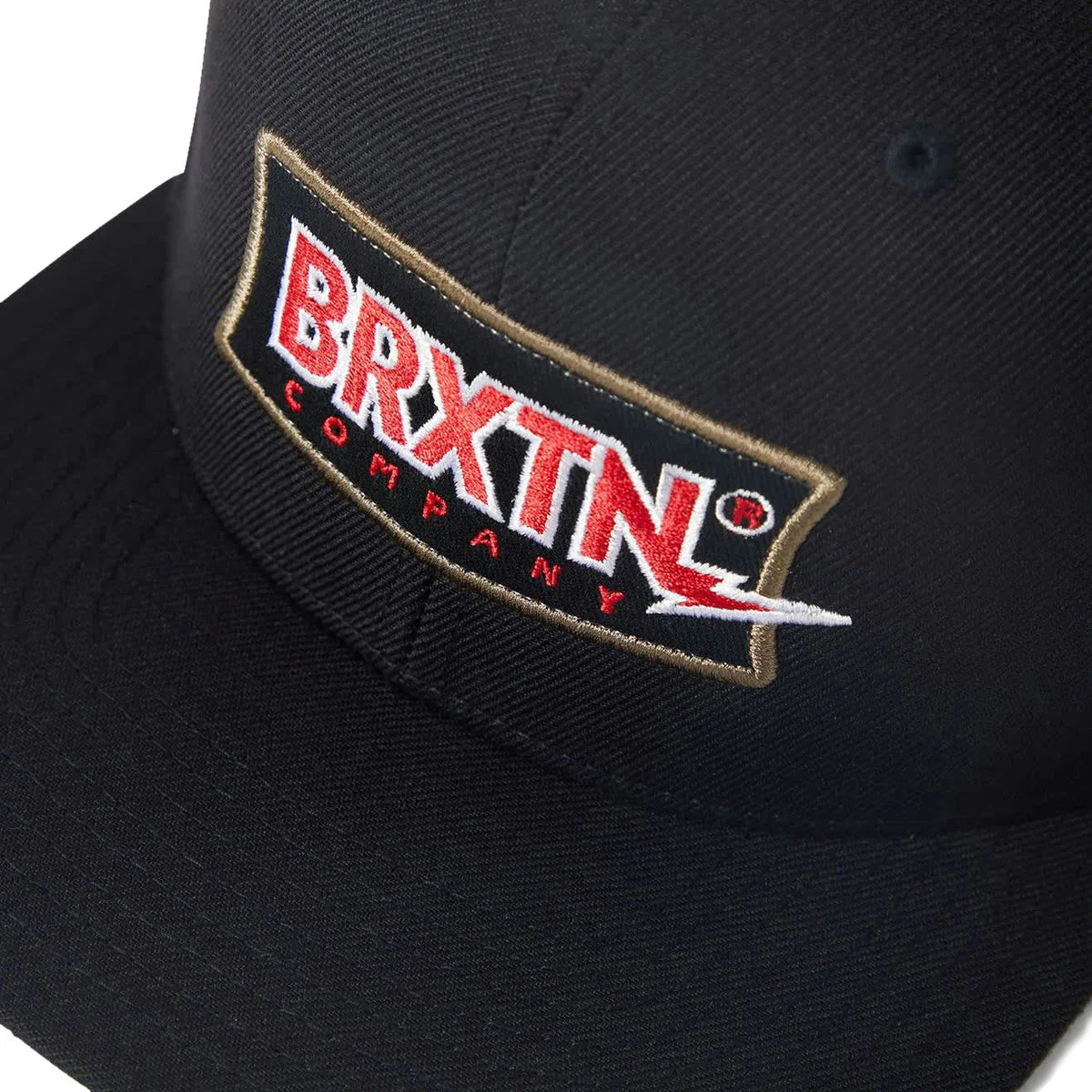 Brixton Lightning Mp Snapback Hat - Black - Image 3