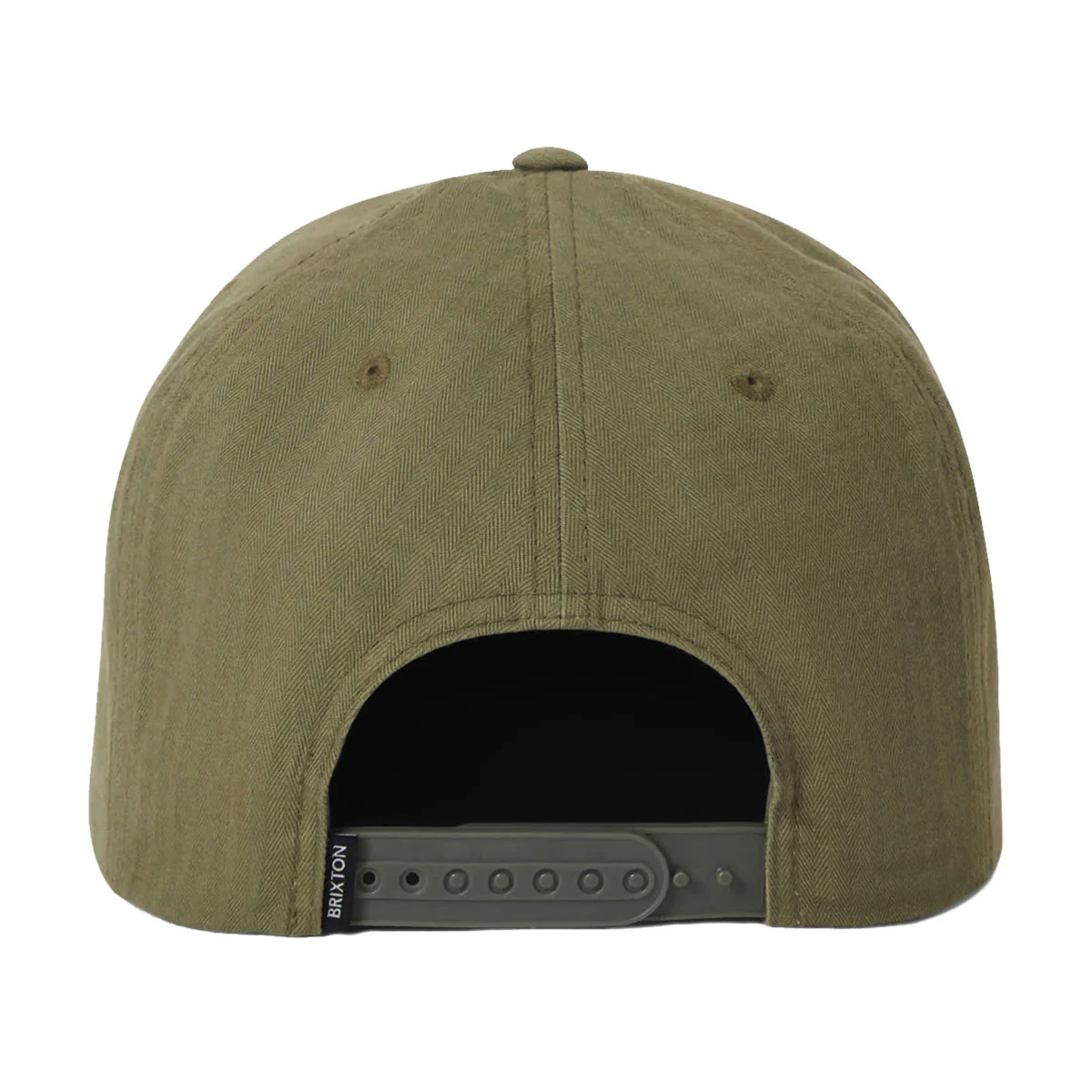 Brixton Pinnacle MP Snapback Hat - Washed Olive Green - Image 2