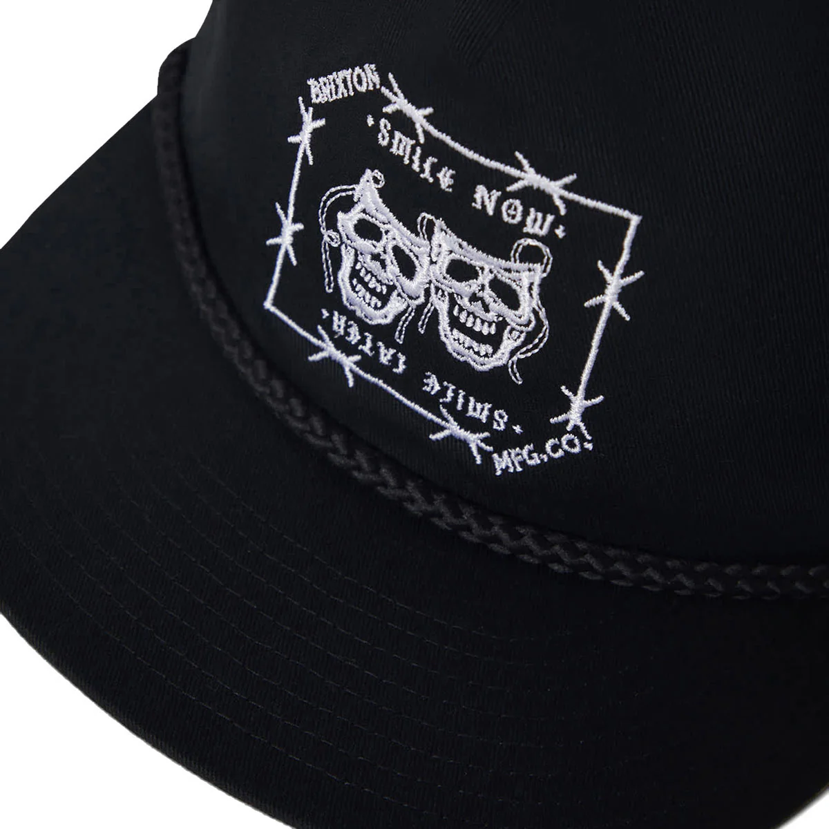 Brixton Smile Always HP Snapback Hat - Black - Image 3