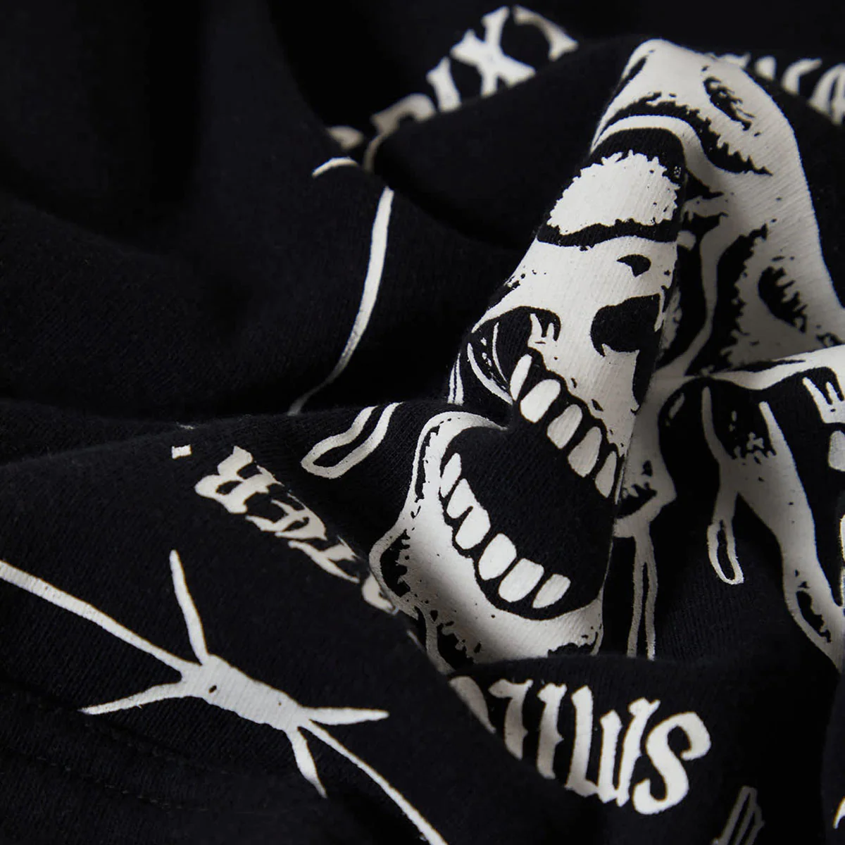 Brixton Smile Always Relaxed Hoodie - Black Worn Wash - Image 2