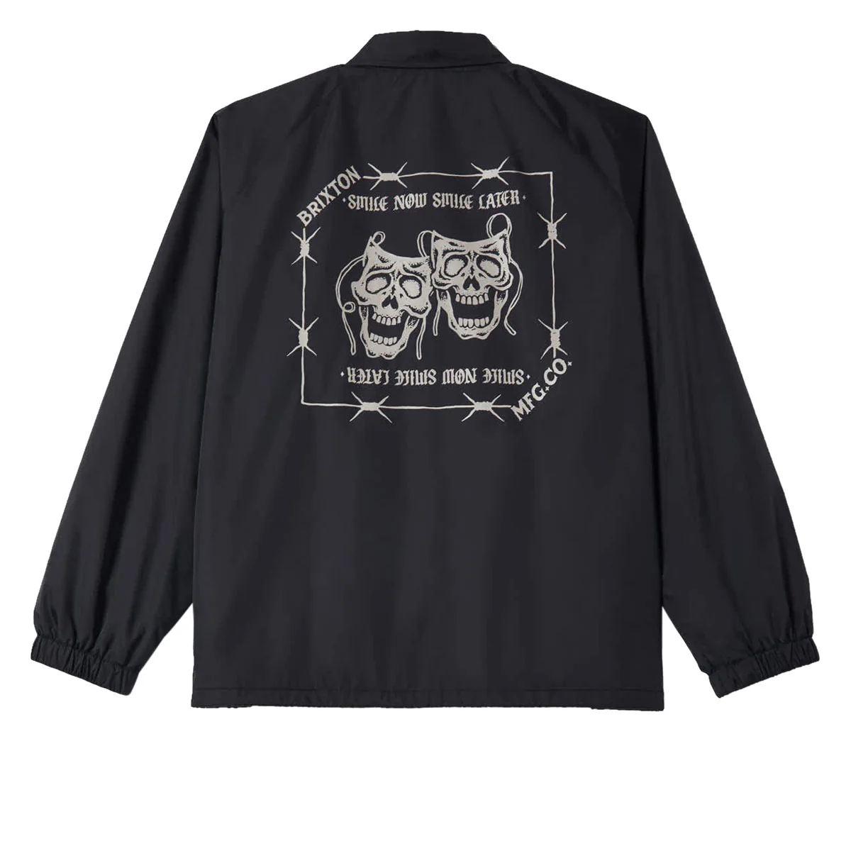 Brixton Watchman Lightweight Coaches Jacket - Black - Image 4