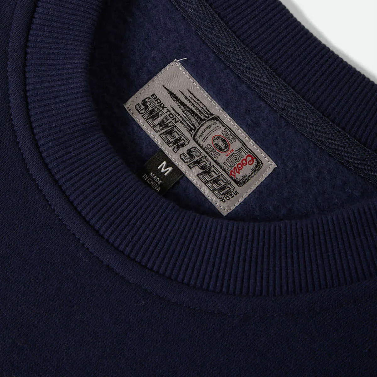 Brixton x Coors Light Berm Crew Sweatshirt - Coors Navy - Image 2
