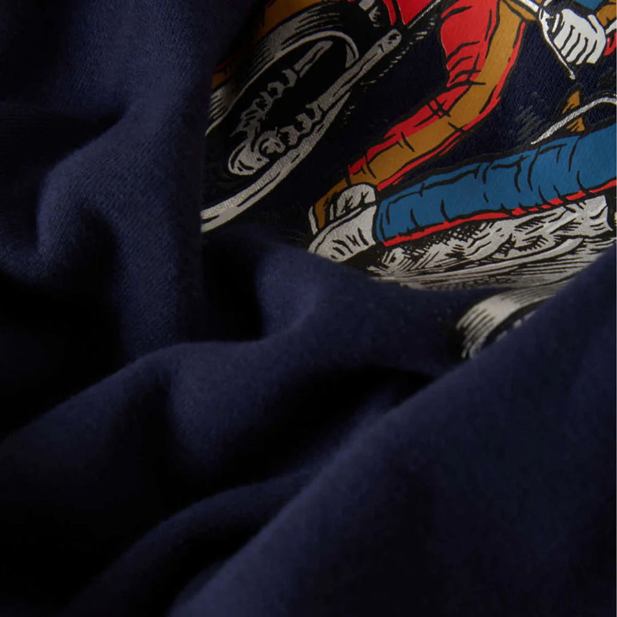 Brixton x Coors Light Berm Crew Sweatshirt - Coors Navy - Image 3