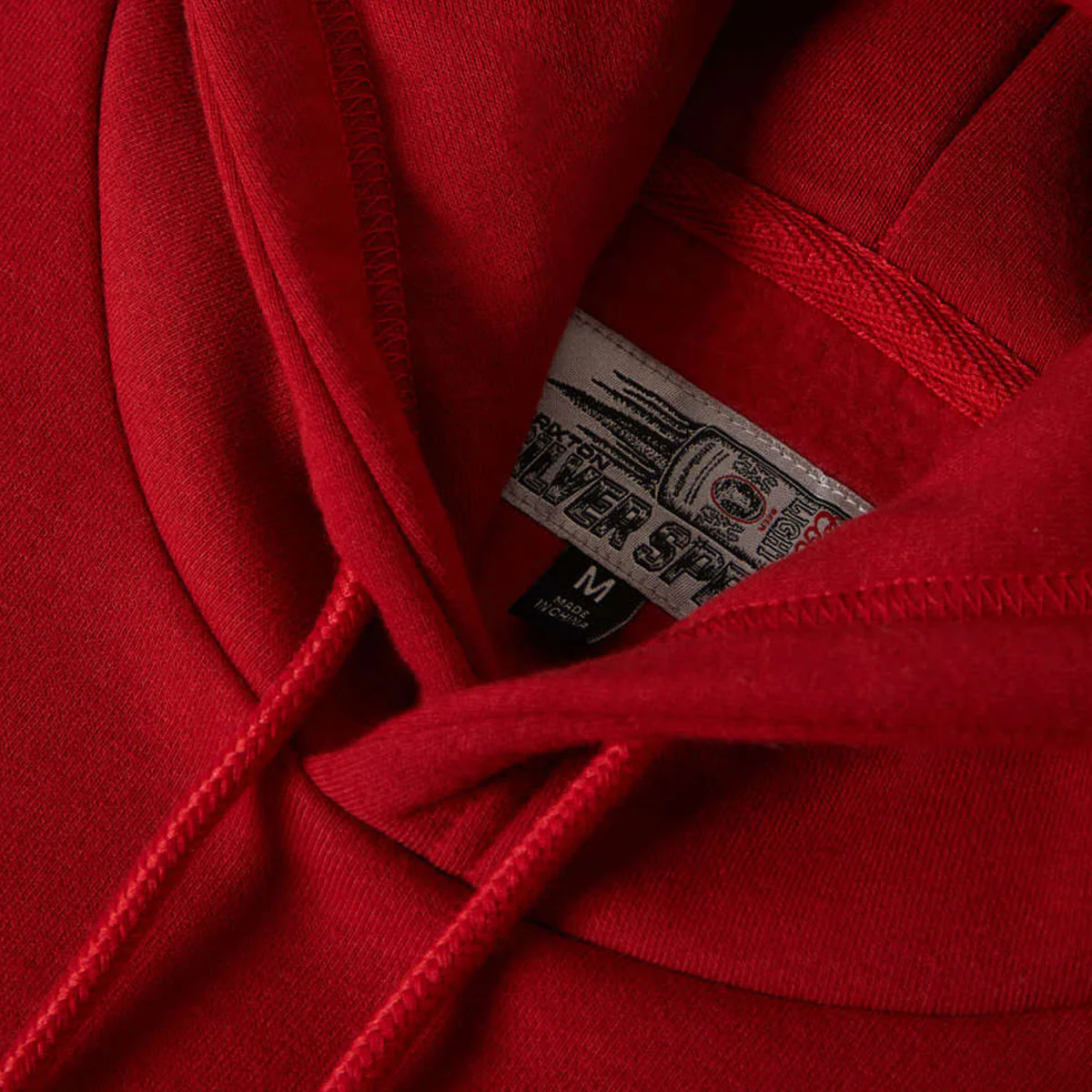Brixton x Coors Light Pit Stop Hoodie - Coors Red - Image 3