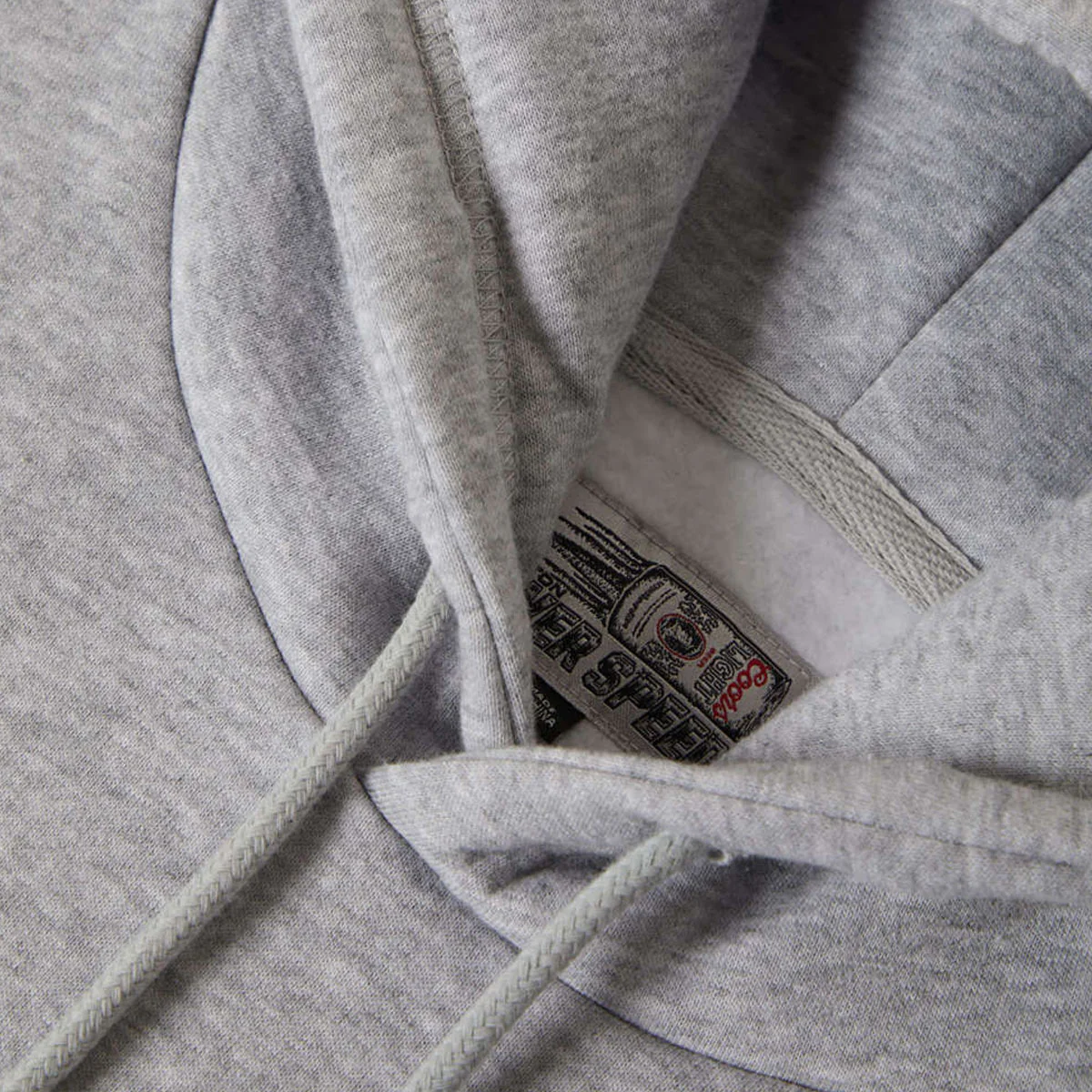 Brixton x Coors Light Silver Speed Hoodie - Heather Grey - Image 3