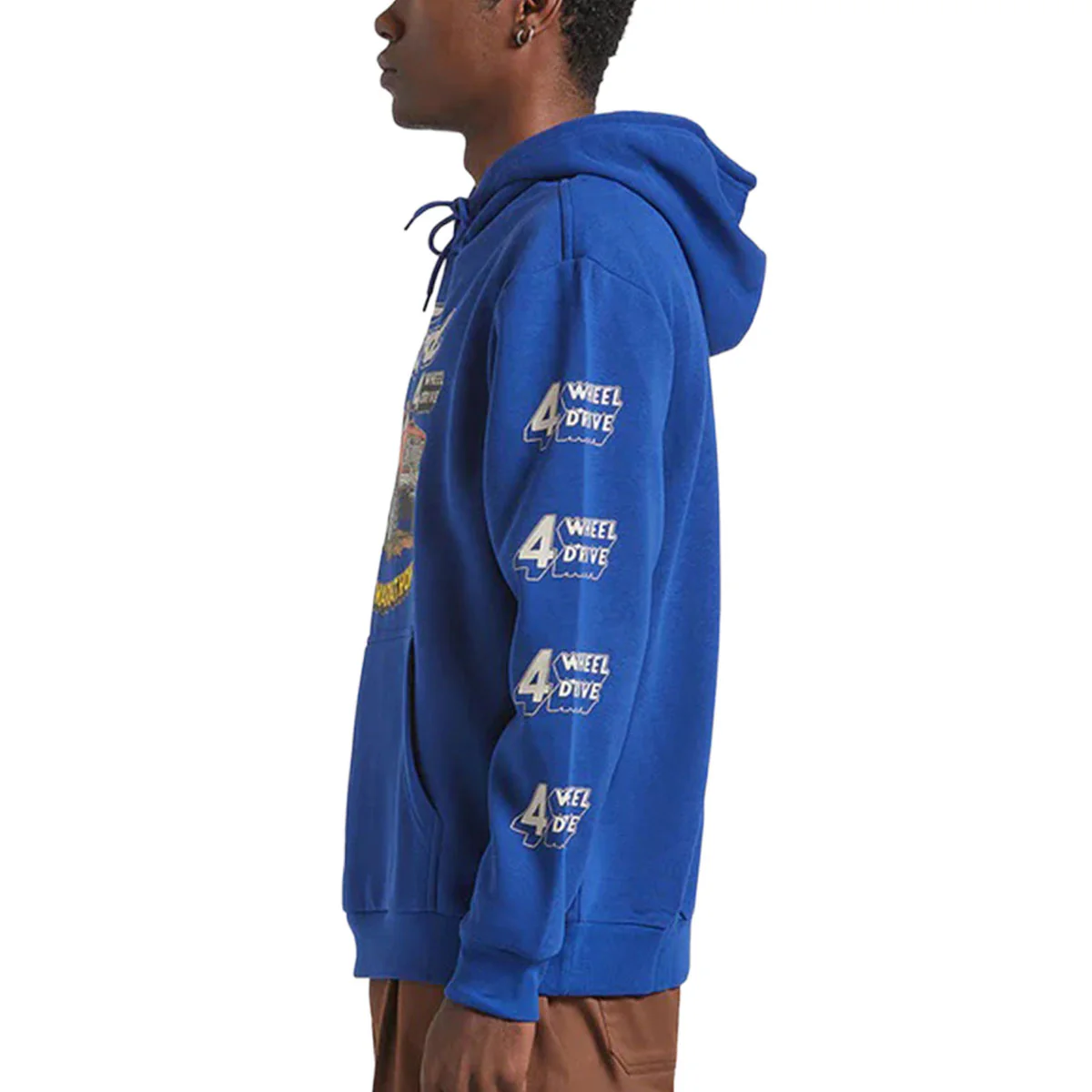 Brixton x Ford Mud Marathon Fleece Hoodie - Ford Blue - Image 2