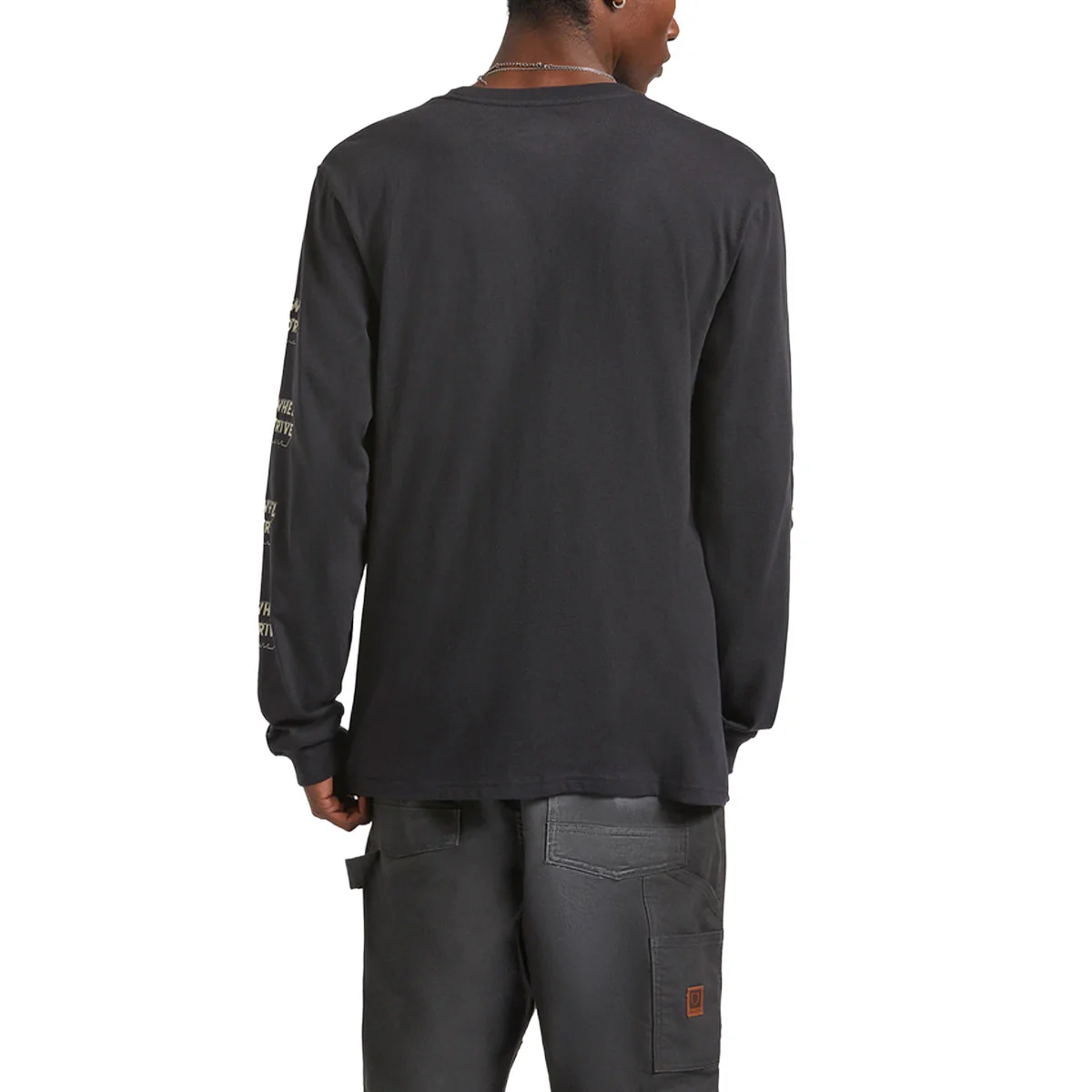 Brixton x Ford Mud Marathon Long Sleeve T-Shirt - Burnt Rubber - Image 3