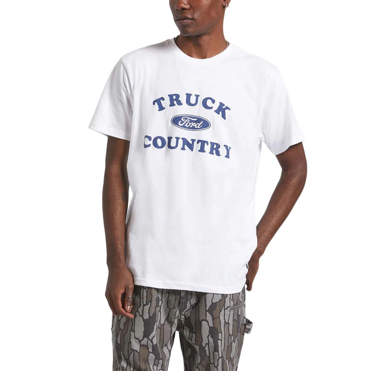 Brixton x Ford Truck Country T-Shirt - Wimbleton White - Image 5