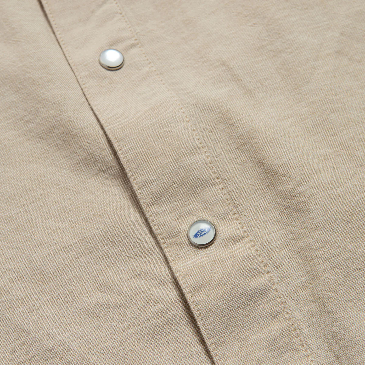 Brixton x Ford Western Shirt - Khaki - Image 4