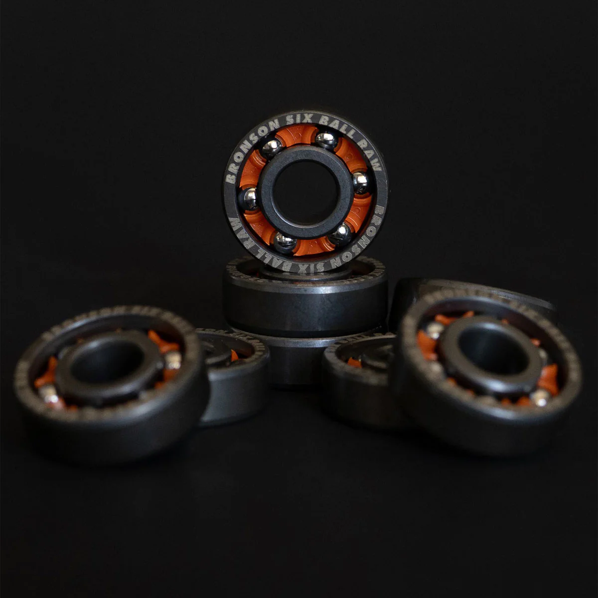 Bronson 6 Ball Raw Bearings - Black - Image 5