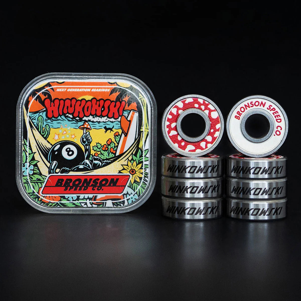 Bronson Erick Winkowski Mushroom Pro G3 Bearings - Black - Image 6