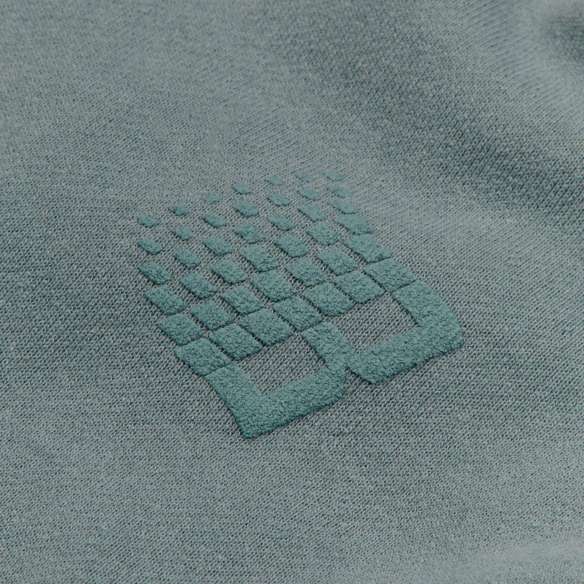 Bronze 56k B Logo Puff Print Hoodie - Blue - Image 3