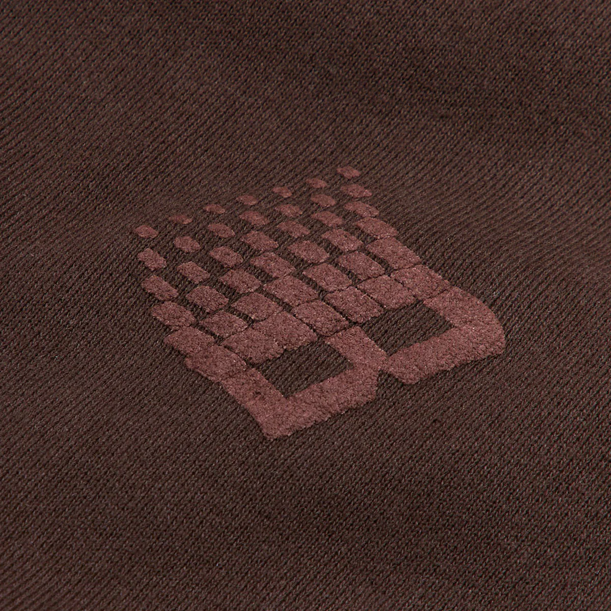 Bronze 56k B Logo Puff Print Hoodie - Brown - Image 3