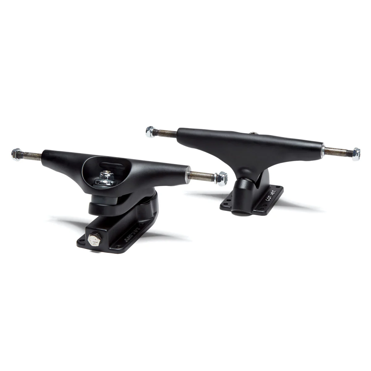 Carver C7 Longboard Trucks - Coal Satin - Image 3