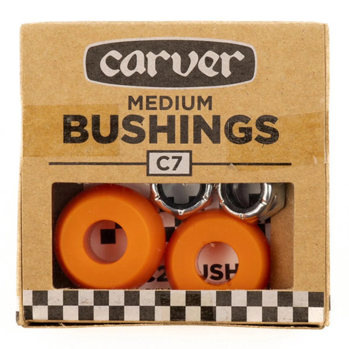 Carver C7 Medium Bushings - Orange Glo - Image 2