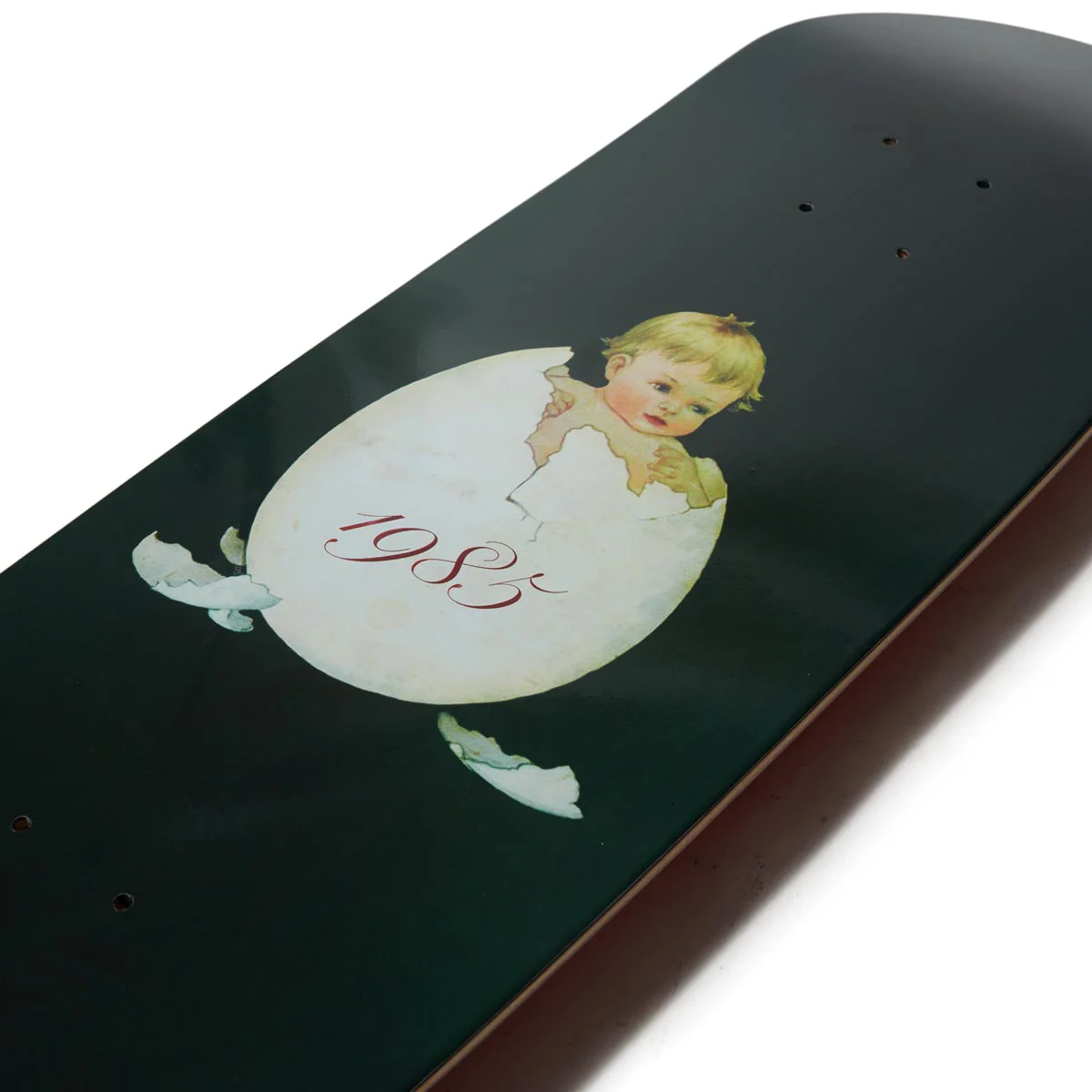 CCS 1985 Egg Shaped Skateboard Deck - Green - Image 3