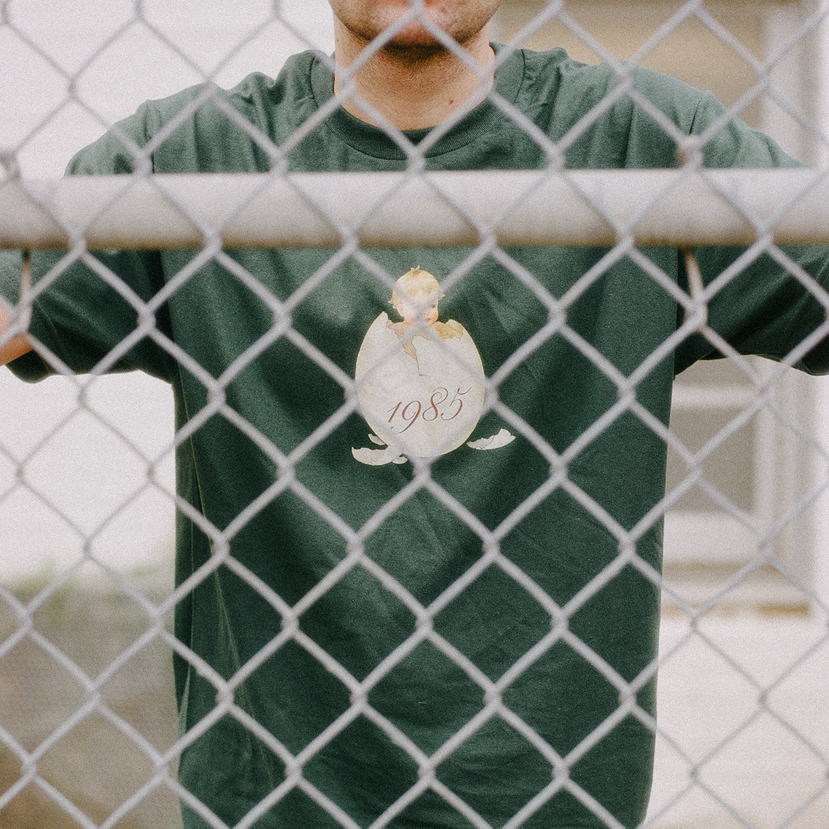 CCS 1985 Egg T-Shirt - Forest Green - Image 3