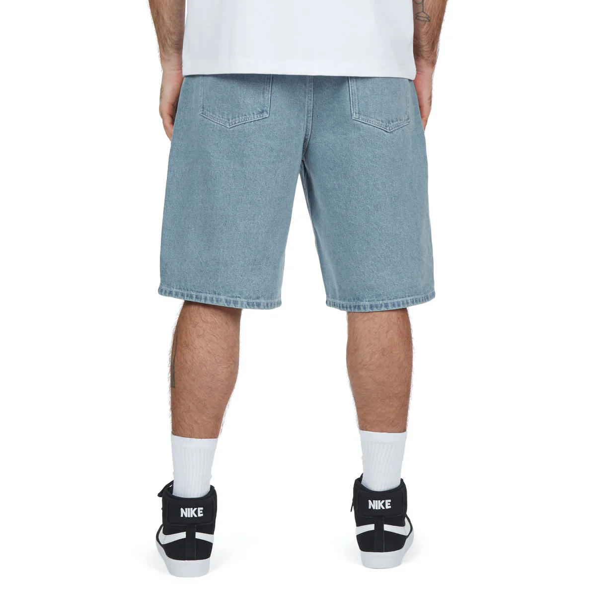 CCS 97 Star Denim Shorts - Rinsed Blue - Image 5