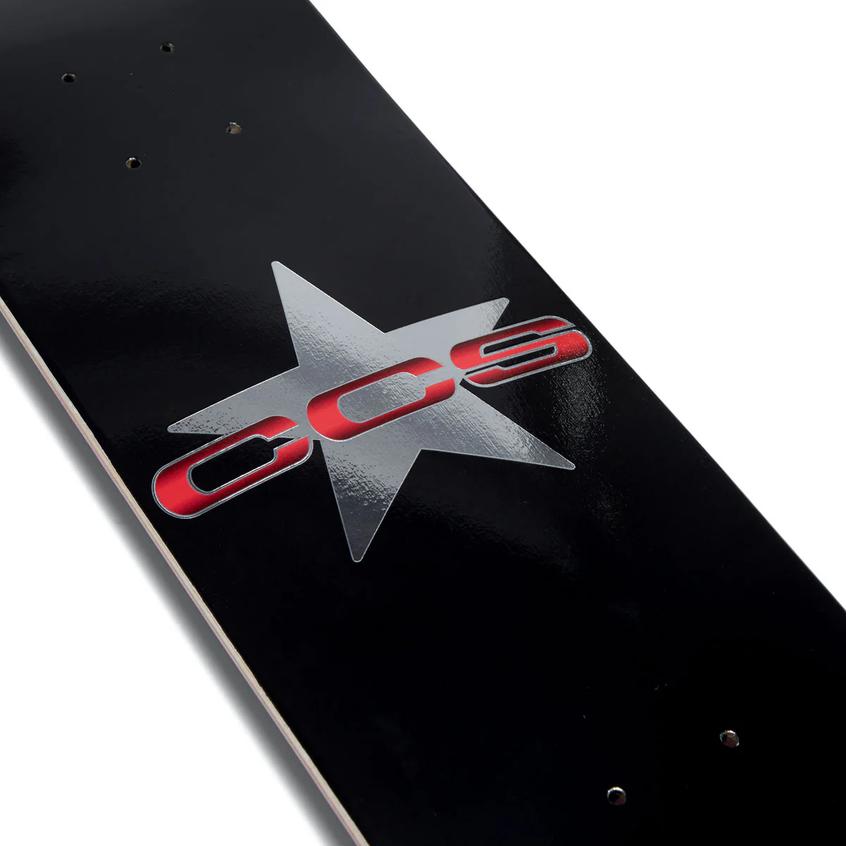 CCS 97 Star Mini Skateboard Complete - Silver/Red - Image 3