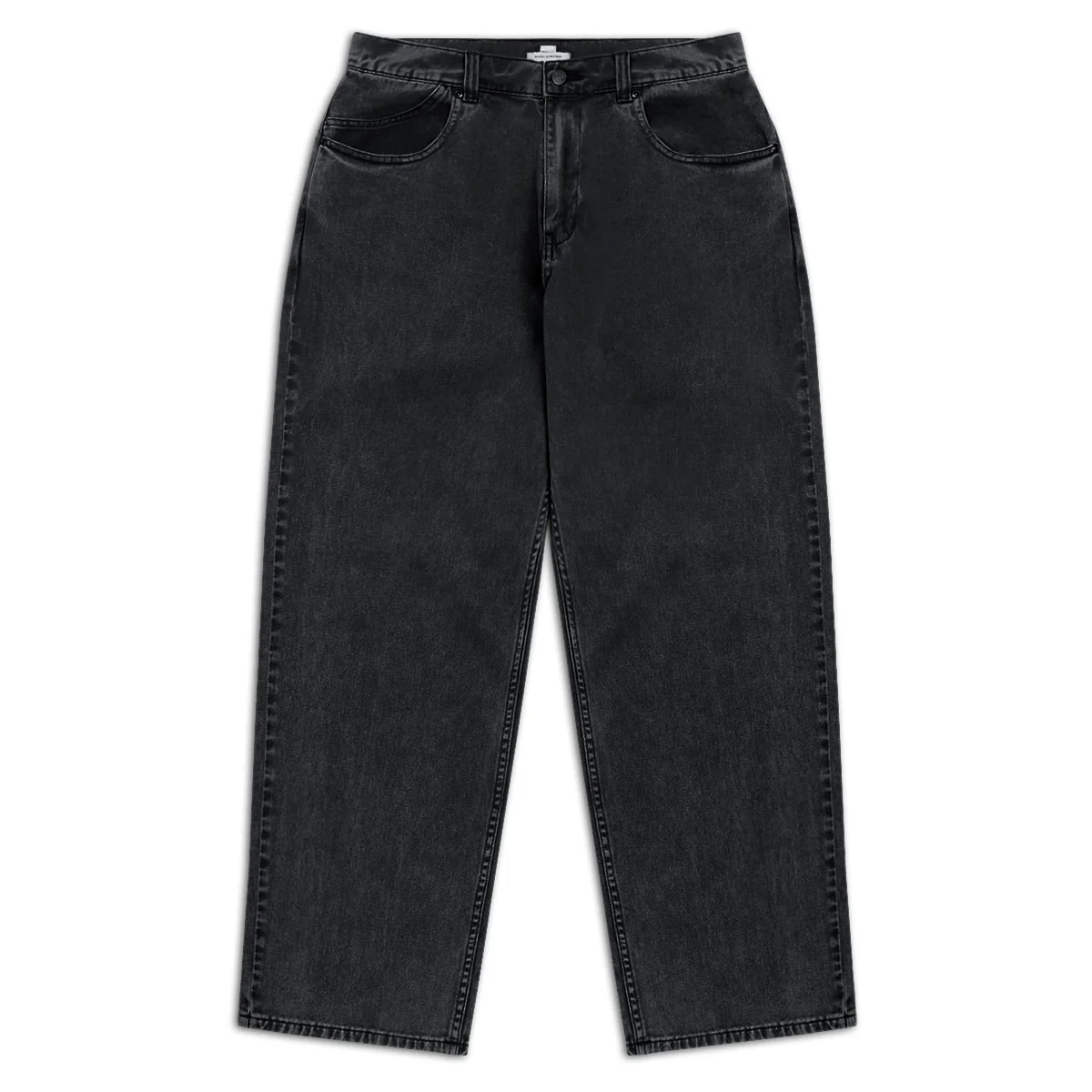CCS Baggy Straight Denim Jeans - Acid Black - Image 3