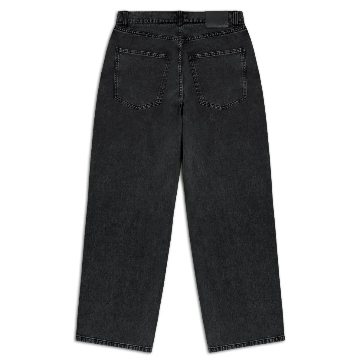 CCS Baggy Straight Denim Jeans - Acid Black - Image 5