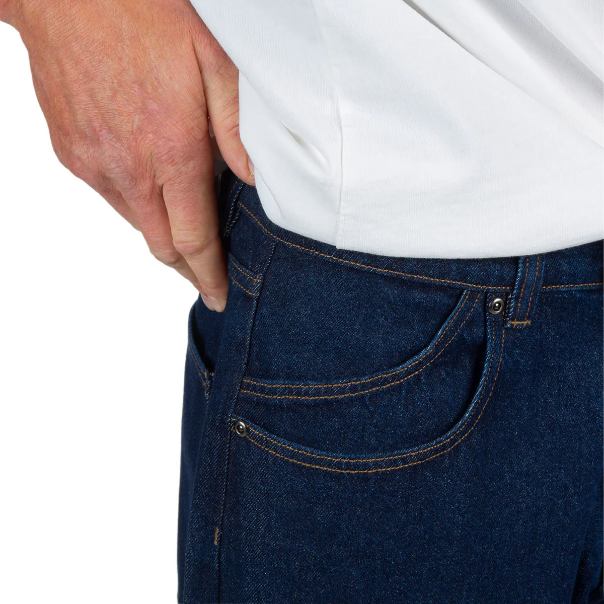 CCS Baggy Straight Denim Jeans - Overdyed Navy - Image 9